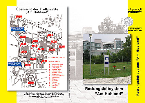 Rettungsleitsystem der Universität am Hubland