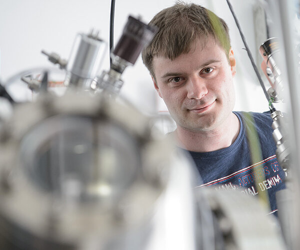 Studierende forschen und experimentieren am Freitag (02.06.17) an der Fakultät für Physik am Campus Süd der Julius-Maximilians-Universität in Würzburg.