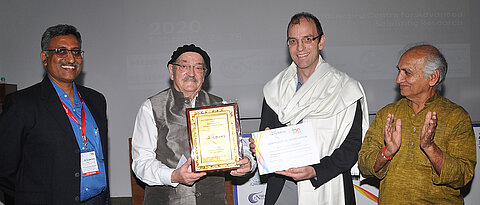 Award ceremony in India