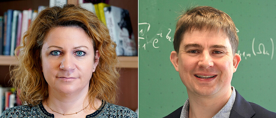 Sie machen ausgezeichnete Lehre: Susanne Dinkl und Simon Moser.