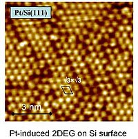 "Pt-inducted 2DEG on Si surface"