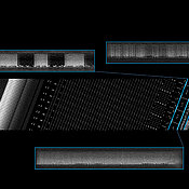 NanoCT-Aufnahmen von den internen Strukturen einer SD-Speicherkarte.
