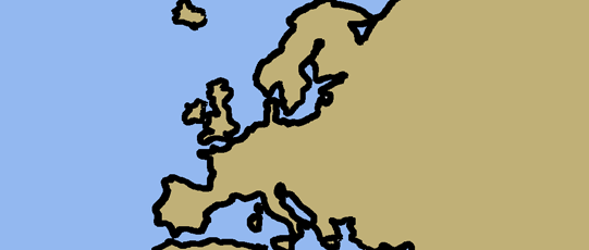 Skizze von Europa