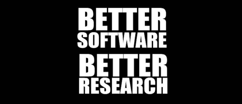 Better software - better research