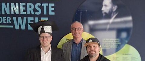 Manuel Meyer nach seiner Verteidigung am 10.1.2025.
