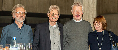 Photo mit Wolfgang Reusch, Karsten Schutte, Eberhard Rommel