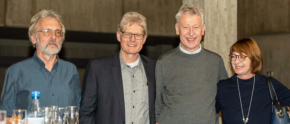 Photo mit Wolfgang Reusch, Karsten Schutte, Eberhard Rommel